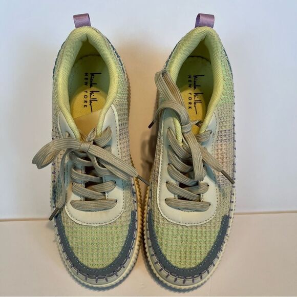 Nicole Miller Multicolor Sneakers, Size 9 - Picture 1 of 8